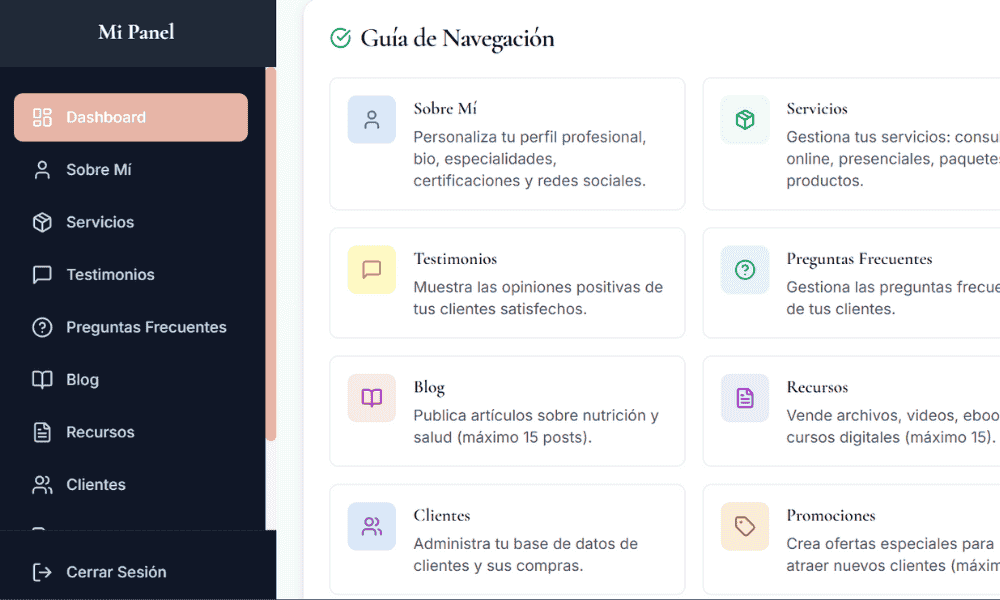 Nutritionist Platform
